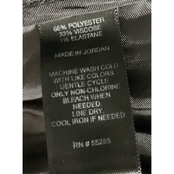 Express Women's Columnist Dress Ankle Pant  Size 10R, Black/white grid pattern - Picture 6 of 6